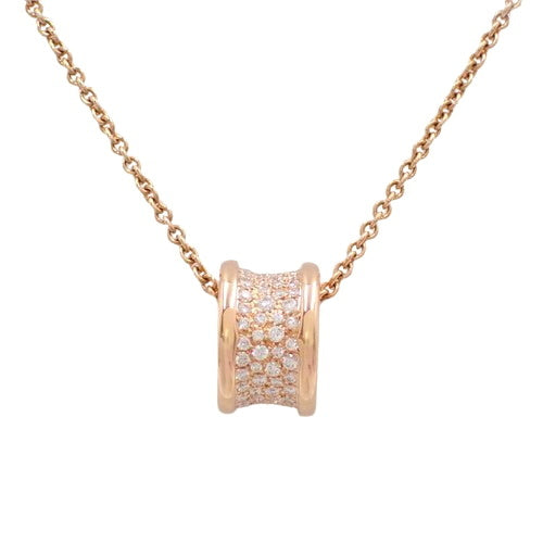 B-zero1 Diamond Necklace in 18K Pink Gold (PG)