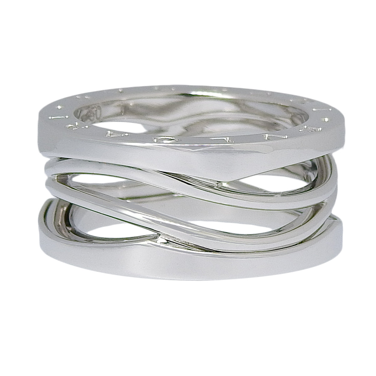 B-zero1 传奇戒指，18K 白金，白金 B-zero1