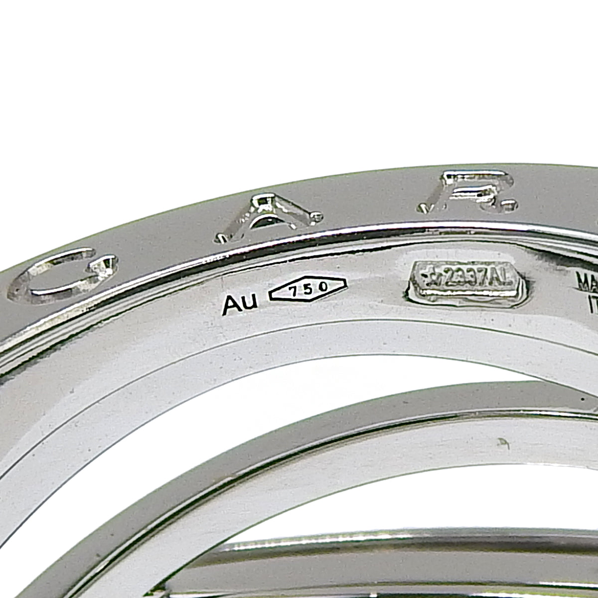 B-zero1 传奇戒指，18K 白金，白金 B-zero1