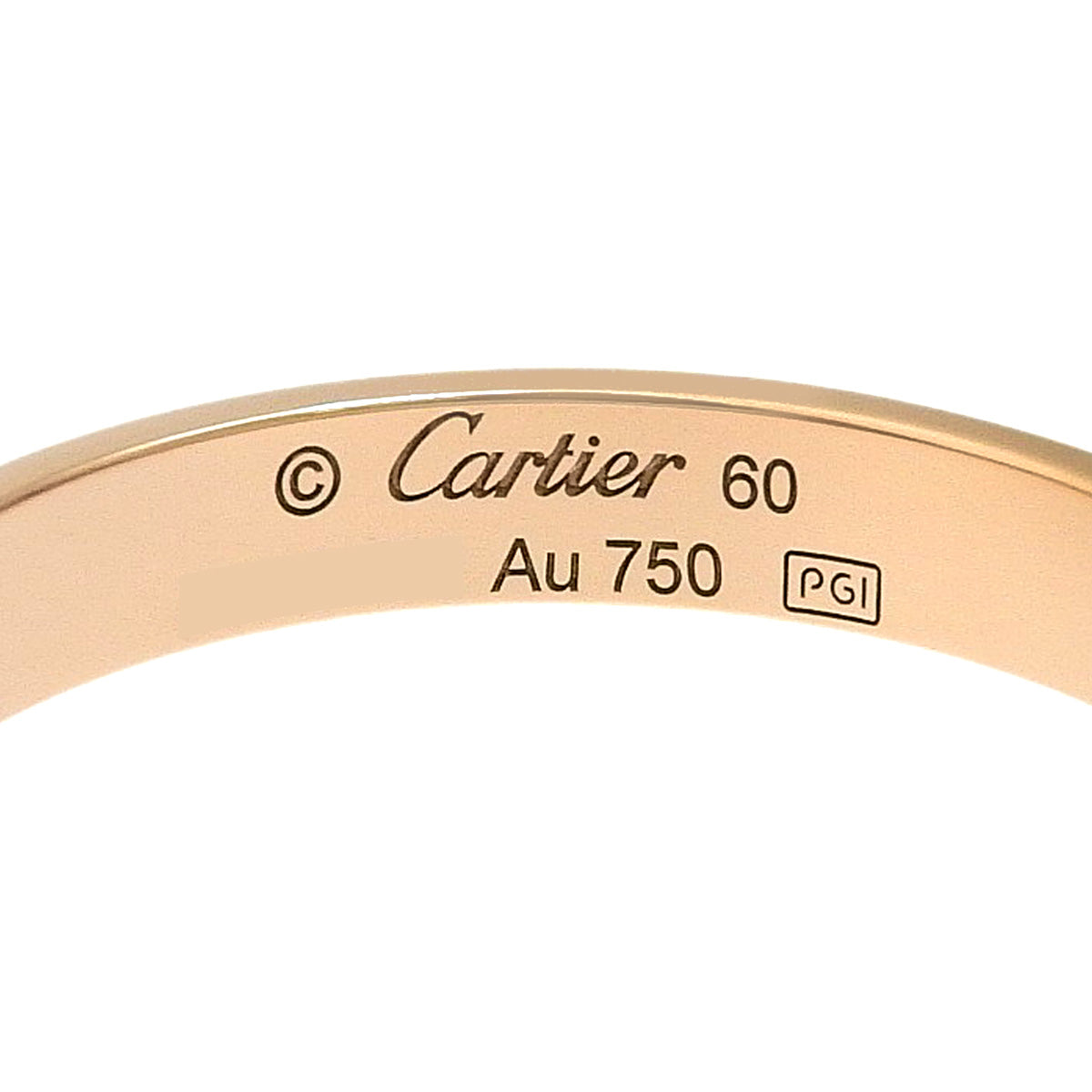 LOVE リング スモールモデル ピンクゴールド K18PG