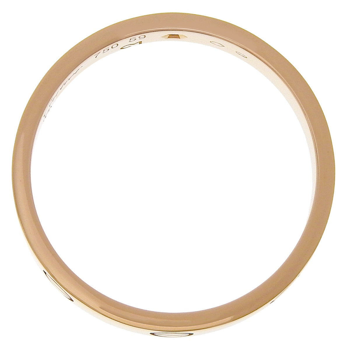 LOVE リング スモールモデル ダイヤモンド1石 ピンクゴールド K18PG