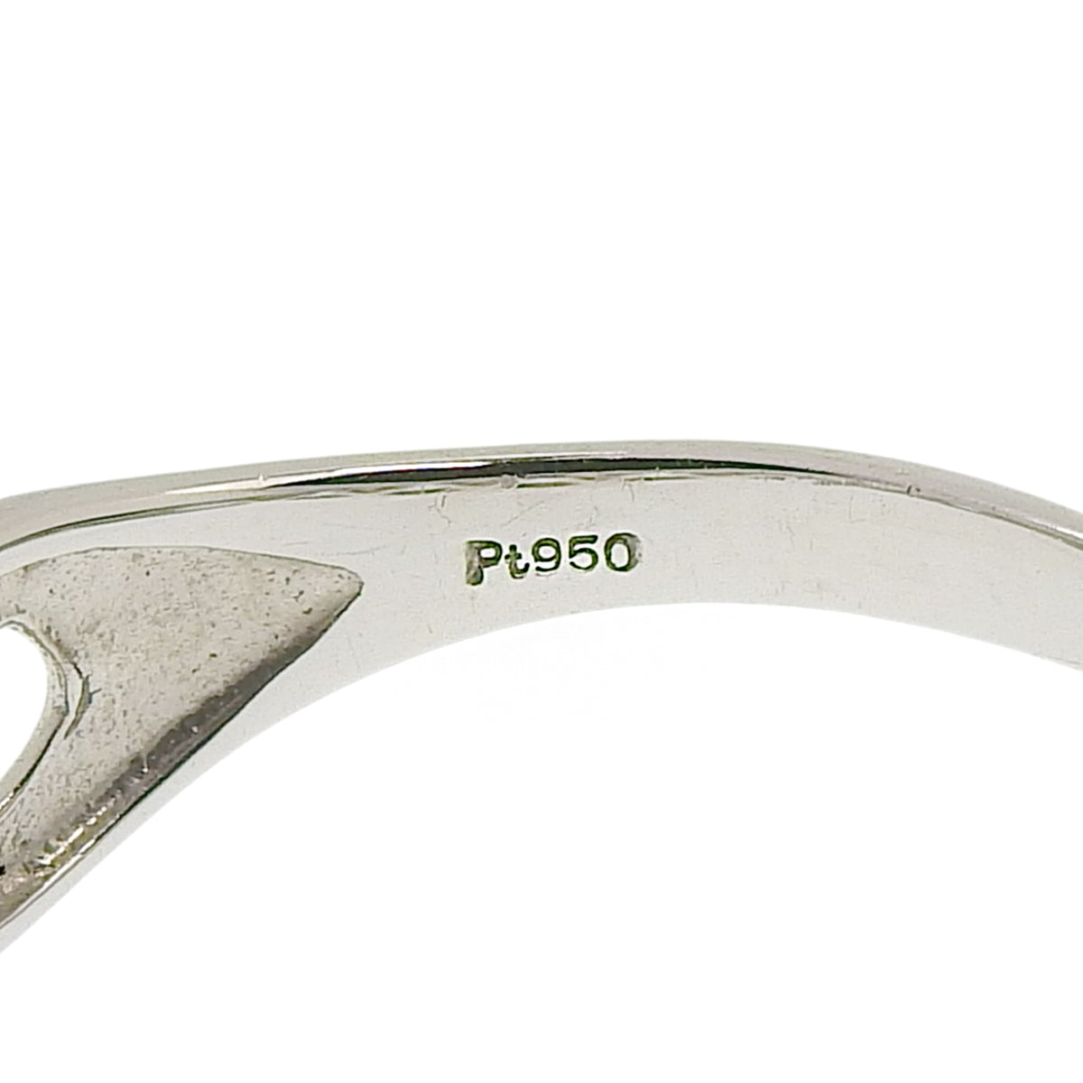 ダイヤモンド チェーン リング D0.48 プラチナ Pt950 3.7g