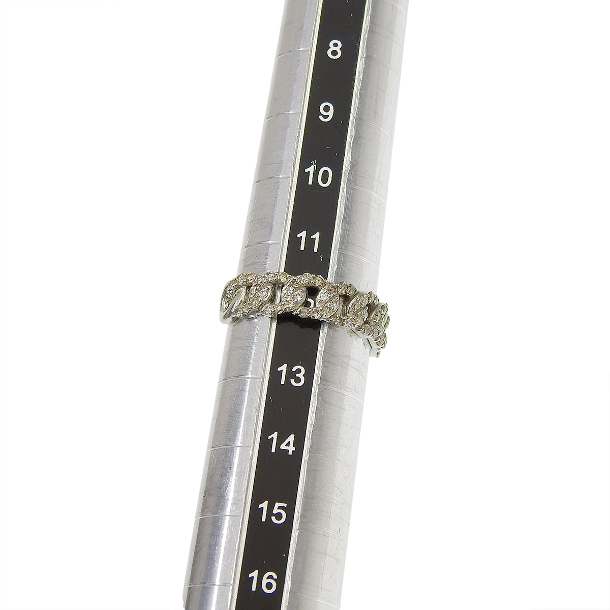 ダイヤモンド チェーン リング D0.48 プラチナ Pt950 3.7g