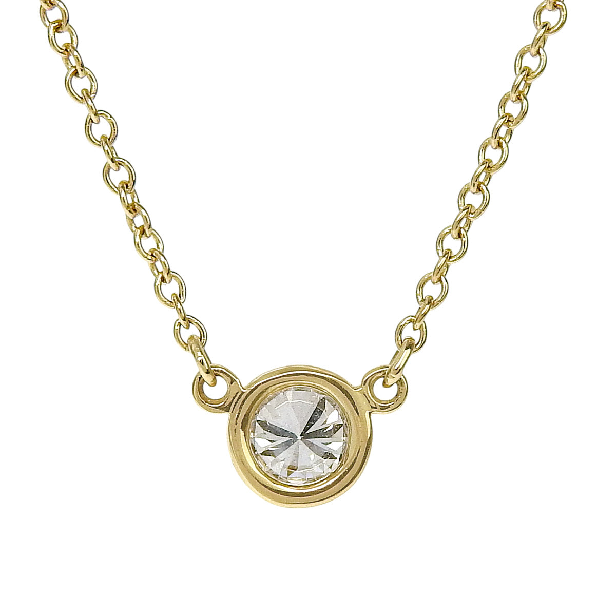 Vayyard Single Diamond Pendant, Diamond D0.19, K18 Yellow Gold YG