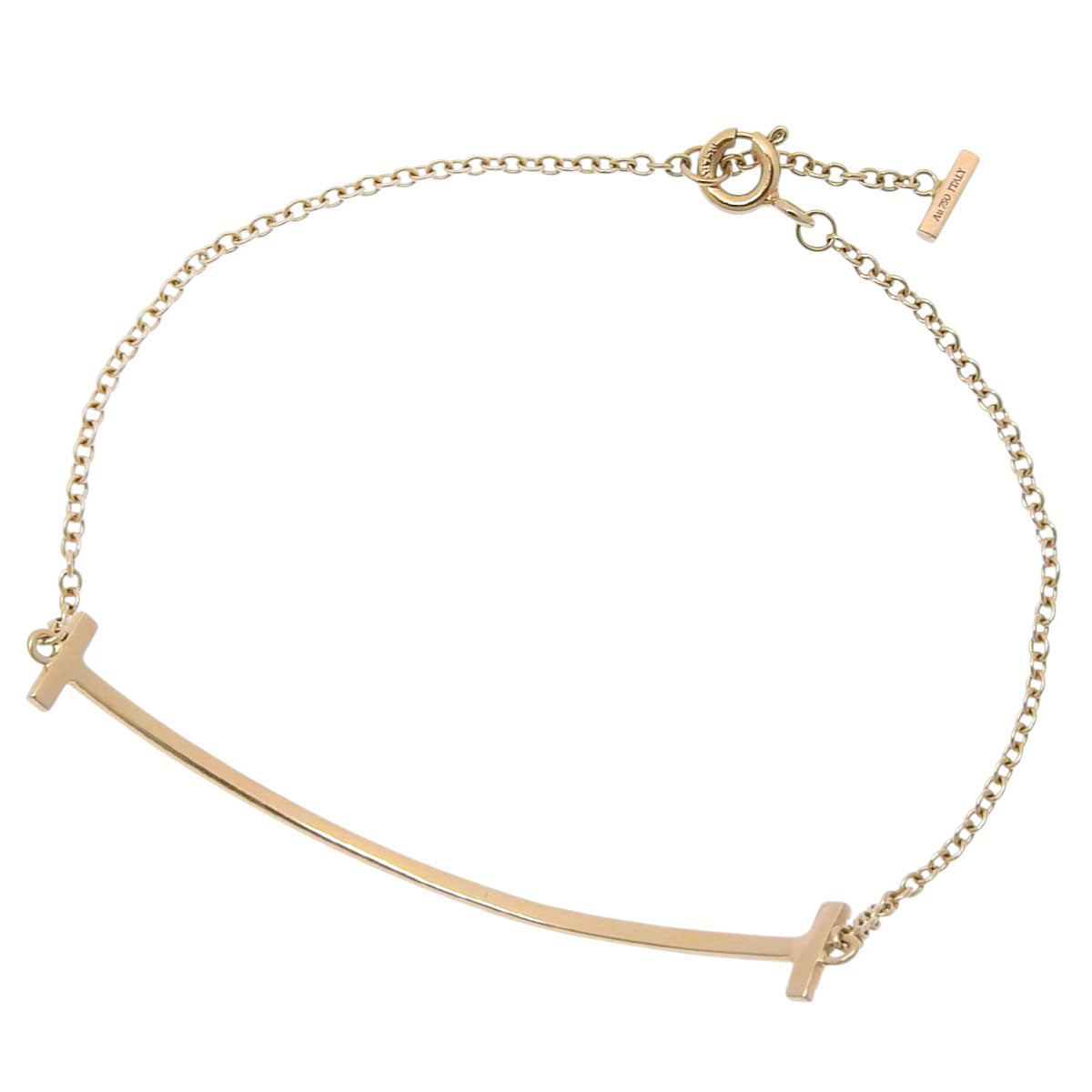 Smile Bracelet, Small Diamond, 18K Pink Gold, PG