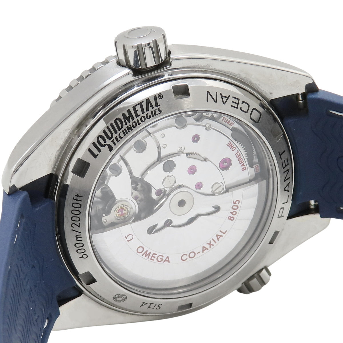 232.92.44.22.03.001 シーマスター プラネットオーシャン チタン ラバー 自動巻き ブルー