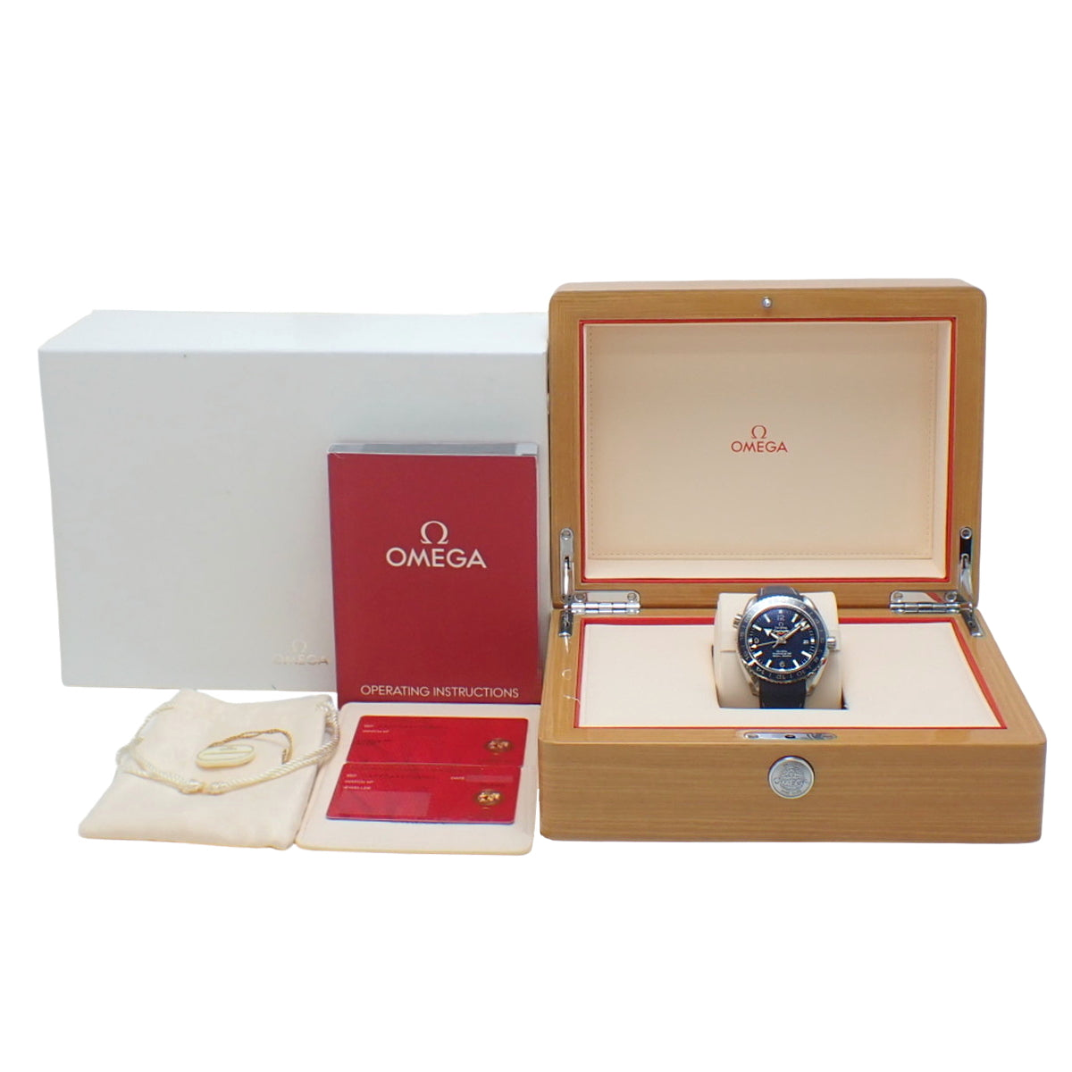 232.92.44.22.03.001 シーマスター プラネットオーシャン チタン ラバー 自動巻き ブルー