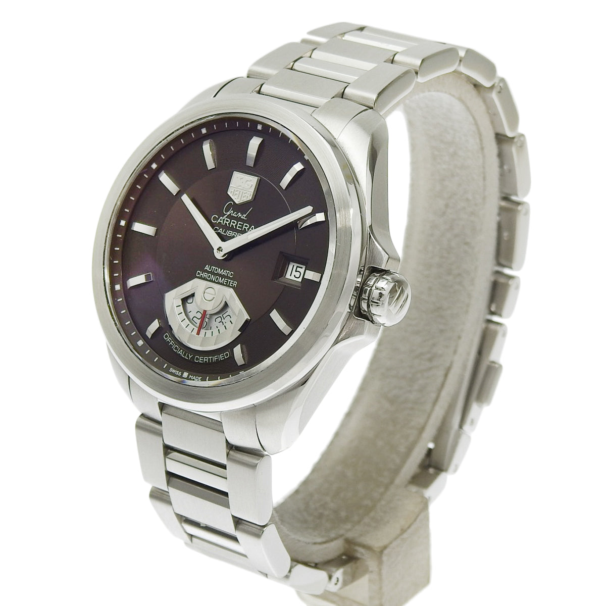 WAV511C Grand Carrera Calibre 6 SS 自动上链 棕色