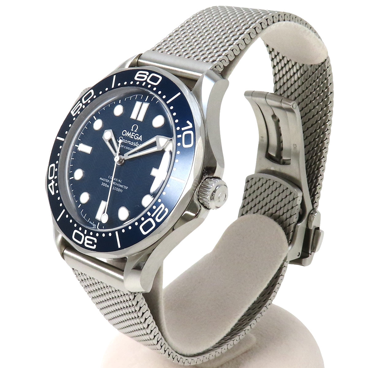 Seamaster Diver 300m 210.30.42.20.03.002 Stainless Steel Automatic Watch, Commemorating the 60th Anniversary of the Bond Films, Blue, Purchased in December 2024