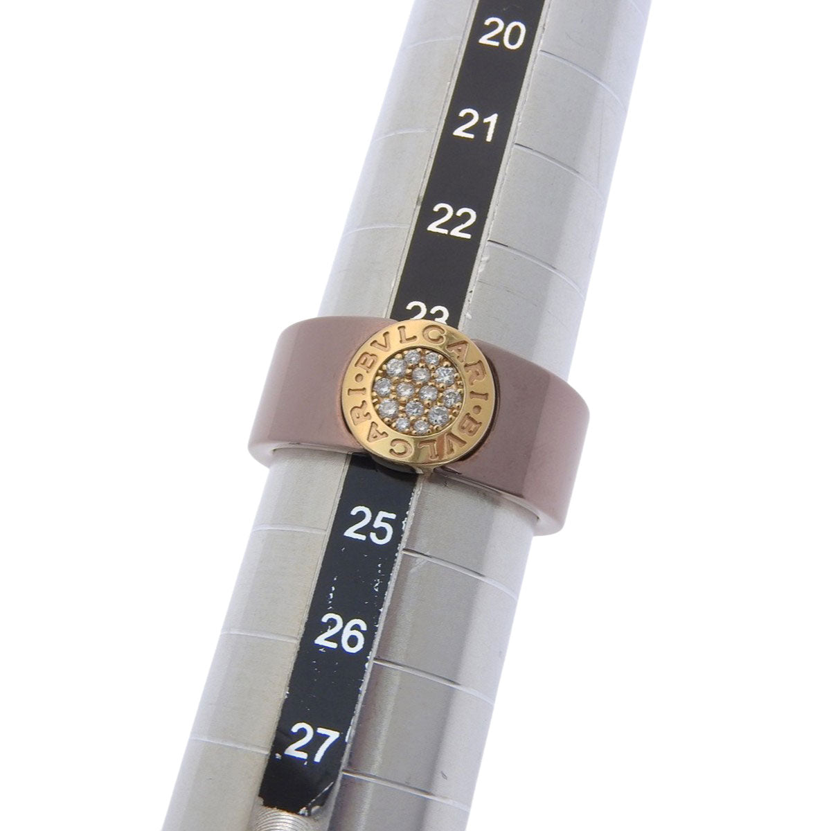 Bvlgari Bvlgari Diamond Ring in 18K Pink Gold and PG Metal