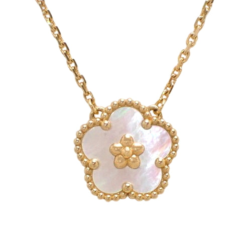 Lucky Spring Pendant in Plum Blossom, Mother of Pearl and 18K Rose Gold