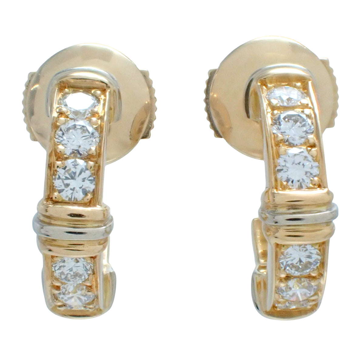 Contessa Diamond Earrings in 18K Yellow Gold (YG)