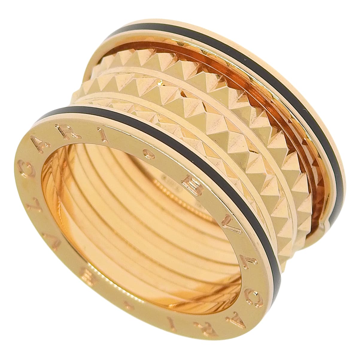 B-zero1 Lock Ring, K18 Pink Gold (PG), Ceramic