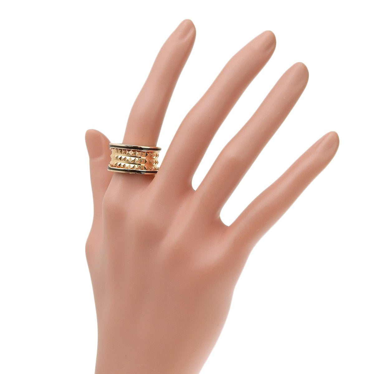 B-zero1 Lock Ring, K18 Pink Gold (PG), Ceramic