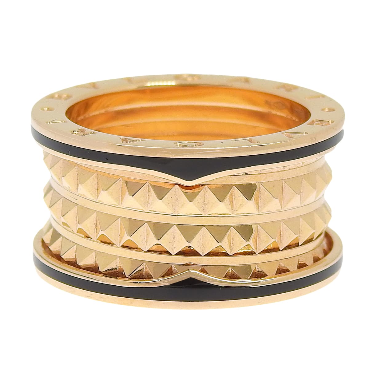 B-zero1 Lock Ring, K18 Pink Gold (PG), Ceramic