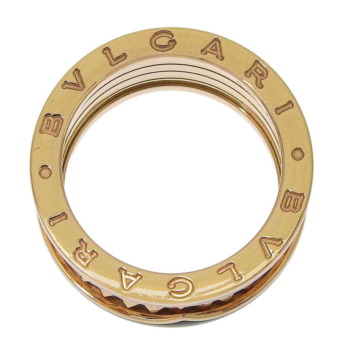 B-zero1 Lock Ring, K18 Pink Gold (PG), Ceramic