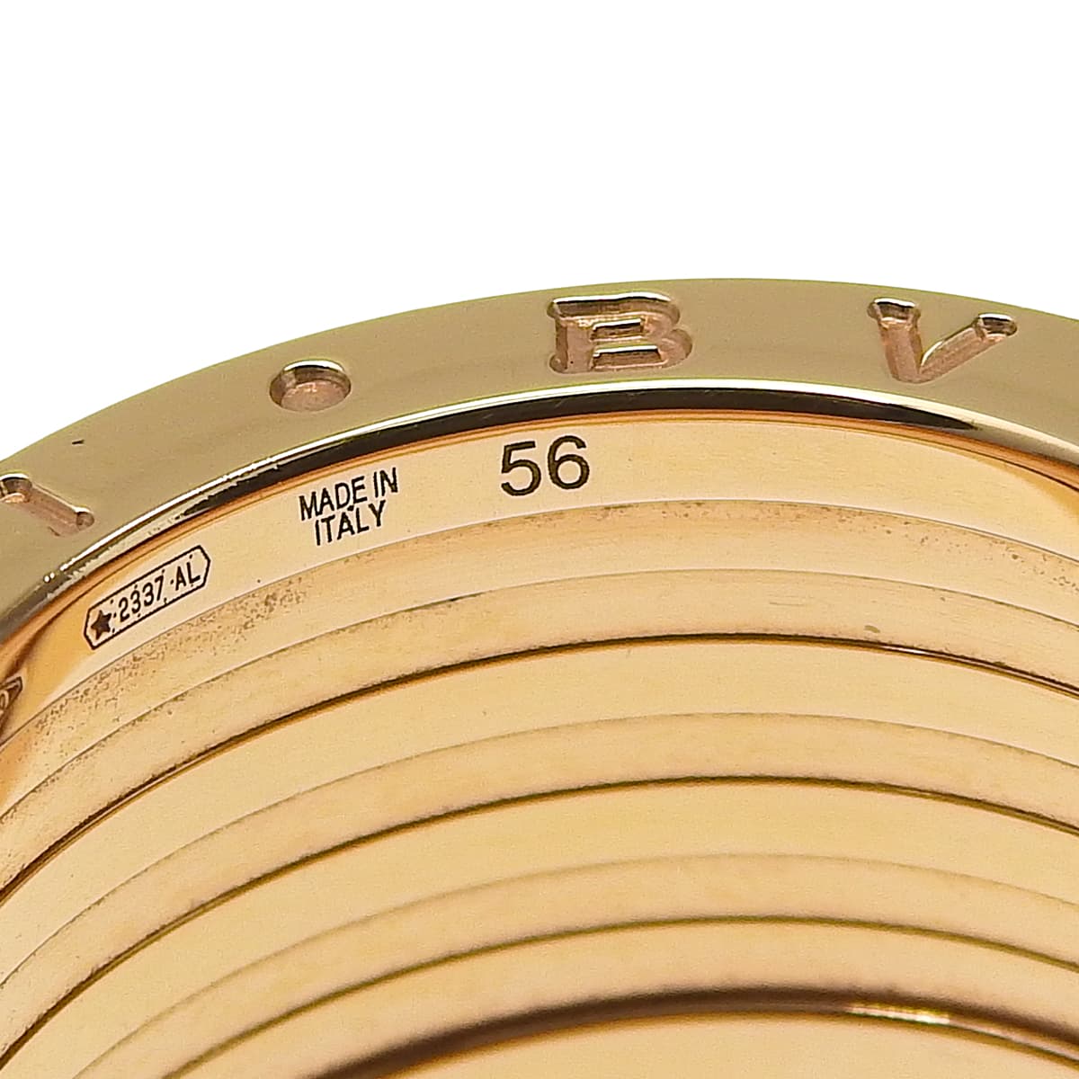 B-zero1 Lock Ring, K18 Pink Gold (PG), Ceramic