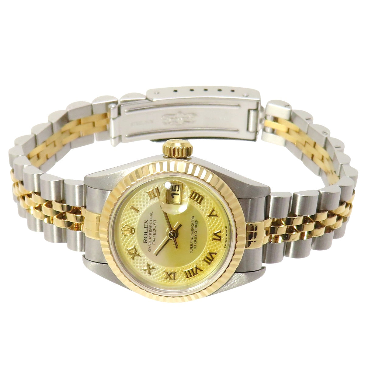 デイトジャスト 79173NRD YG/SS A番 イエローシェル文字盤 自動巻き レディース