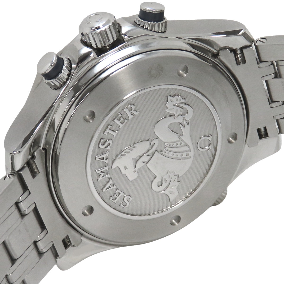 212.30.44.52.03.001 海马系列300米潜水表 同轴擒纵GMT计时腕表 精钢 自动上链 蓝色