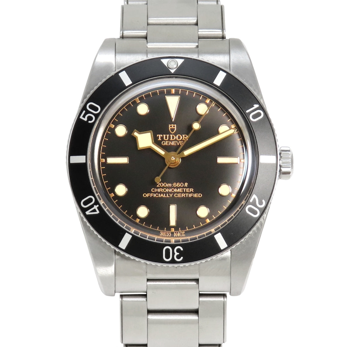 M79000N-0001 Black Bay 54 SS Automatic Black