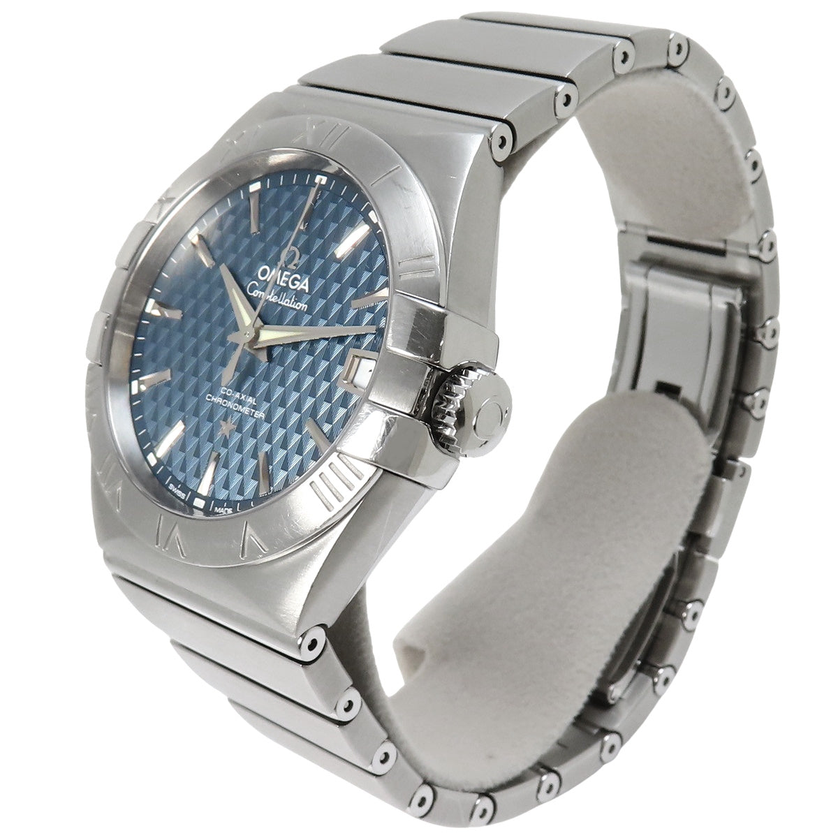 [With Warranty] 123.10.38.21.03.001 Constellation Stainless Steel Automatic Blue Dial