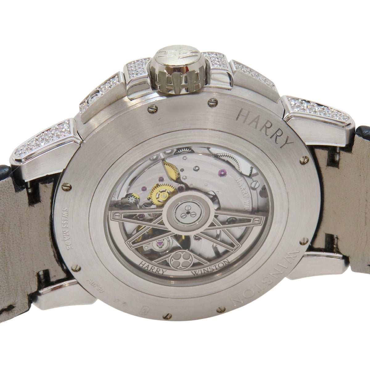 海洋逆跳自动腕表 OCEABI42WW002 WG/皮革 自动上链 白色