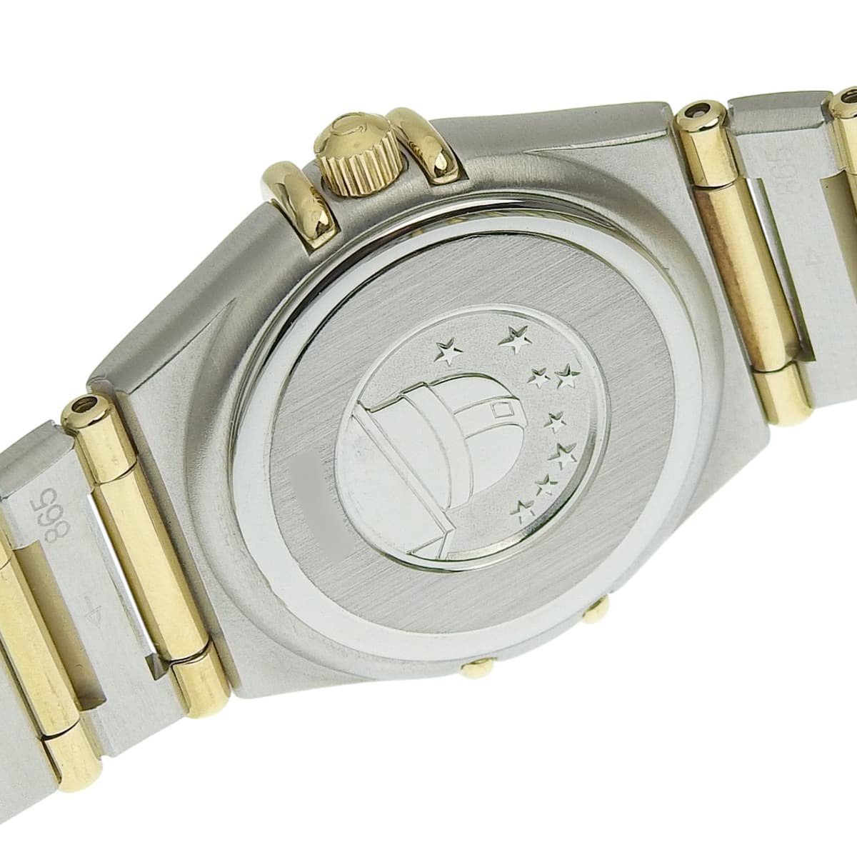 コンステレーション 1267.75.00 YG/SS シェル文字盤 ホワイト クオーツ レディース