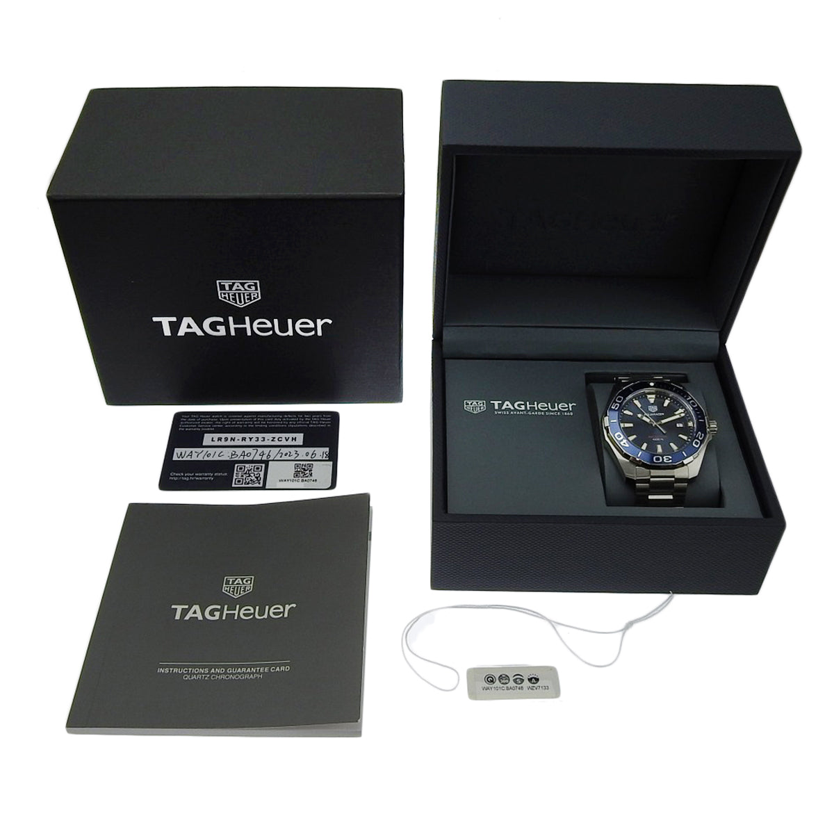 アクアレーサー WAY101C.BA0746 SS クオーツ ブルー