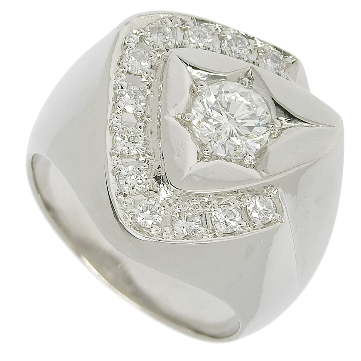 Diamond Ring D0.65 Platinum Pt900