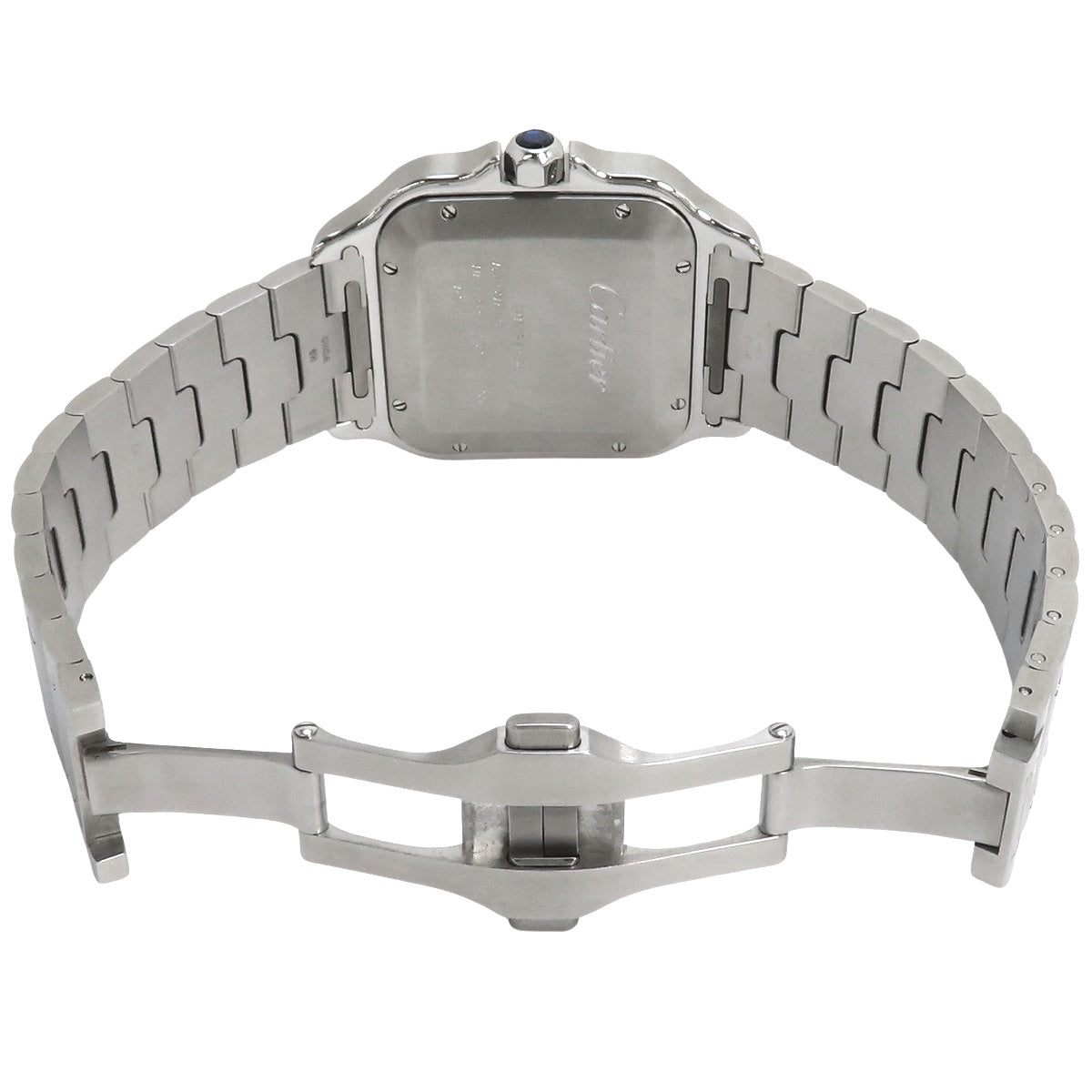 Santos de Cartier LM WSSA0030 Stainless Steel Automatic Watch, Blue, Purchased in April 2022