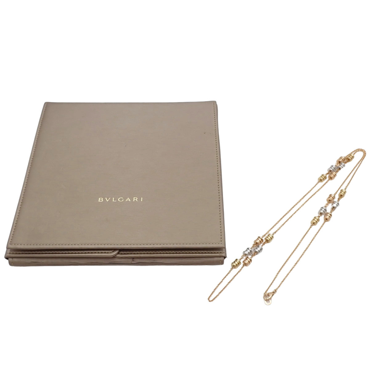 B-zero1 Element Sautoir Necklace in 18K Yellow Gold (YG), 18K Pink Gold (PG), and 18K White Gold (WG)
