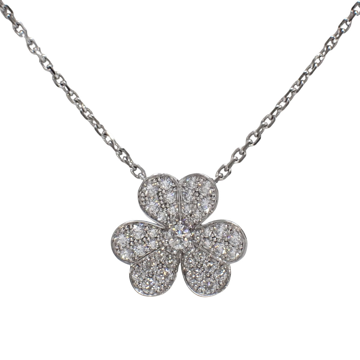 Frivole吊坠，小号款，钻石，白金18K金 (K18WG)