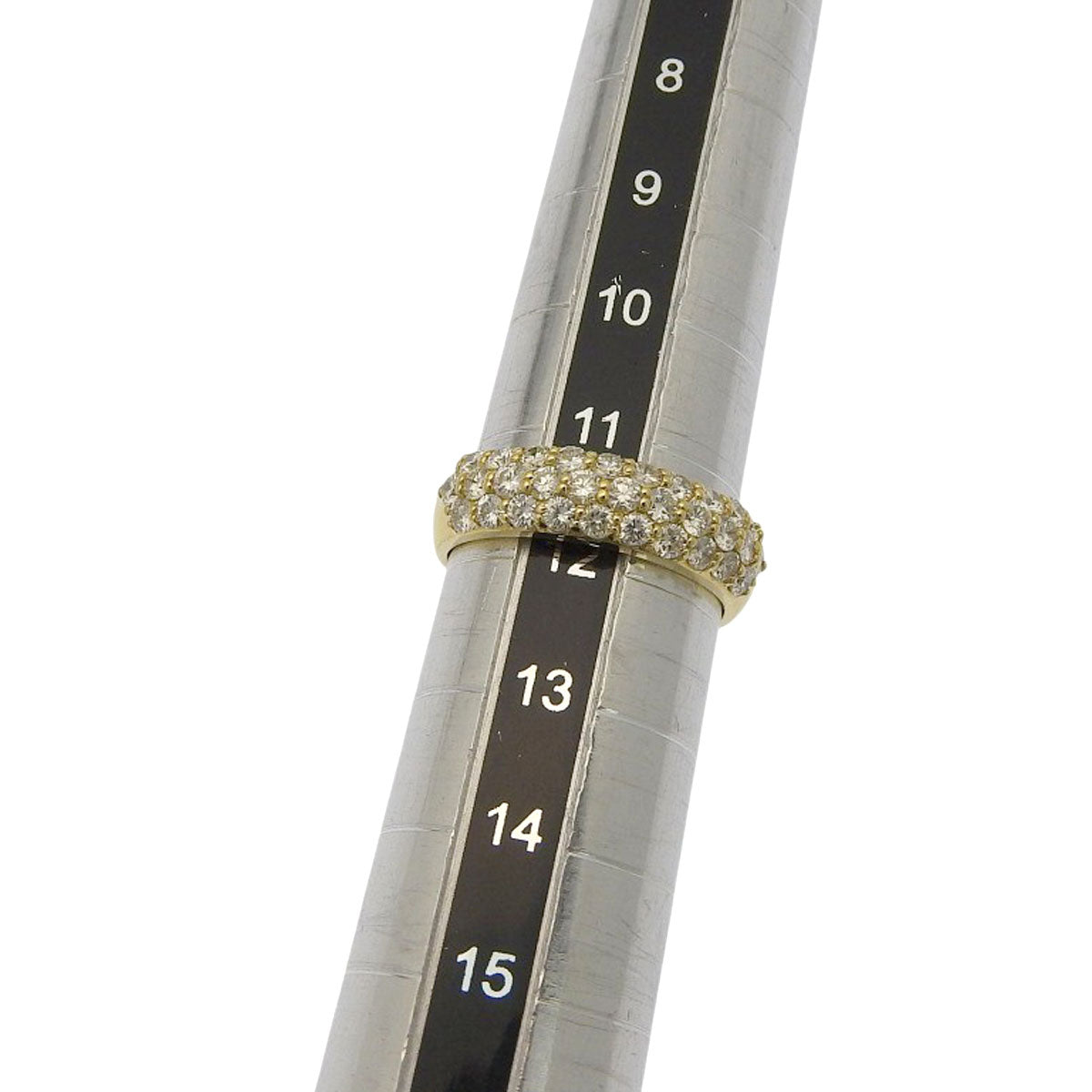 Diamond ring D1.00 K18YG 4.9g