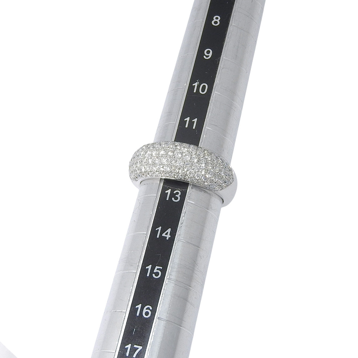 ハーフエタニティ リング D1.46 K18WG 7.2g