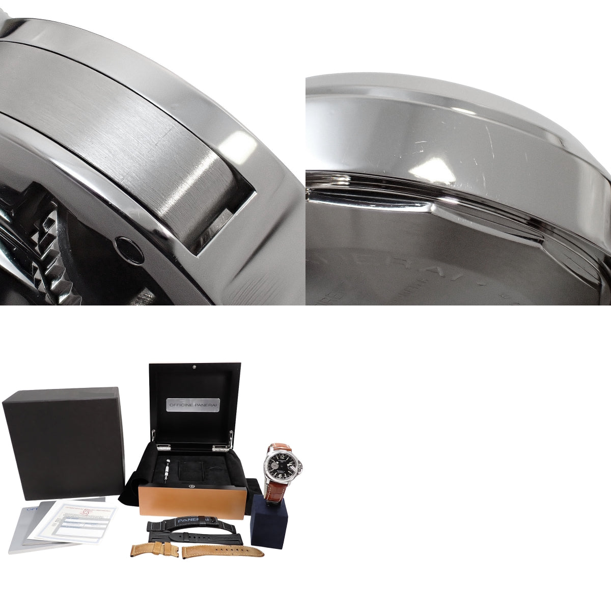 Luminor GMT PAM00088 精钢/皮革黑色自动腕表