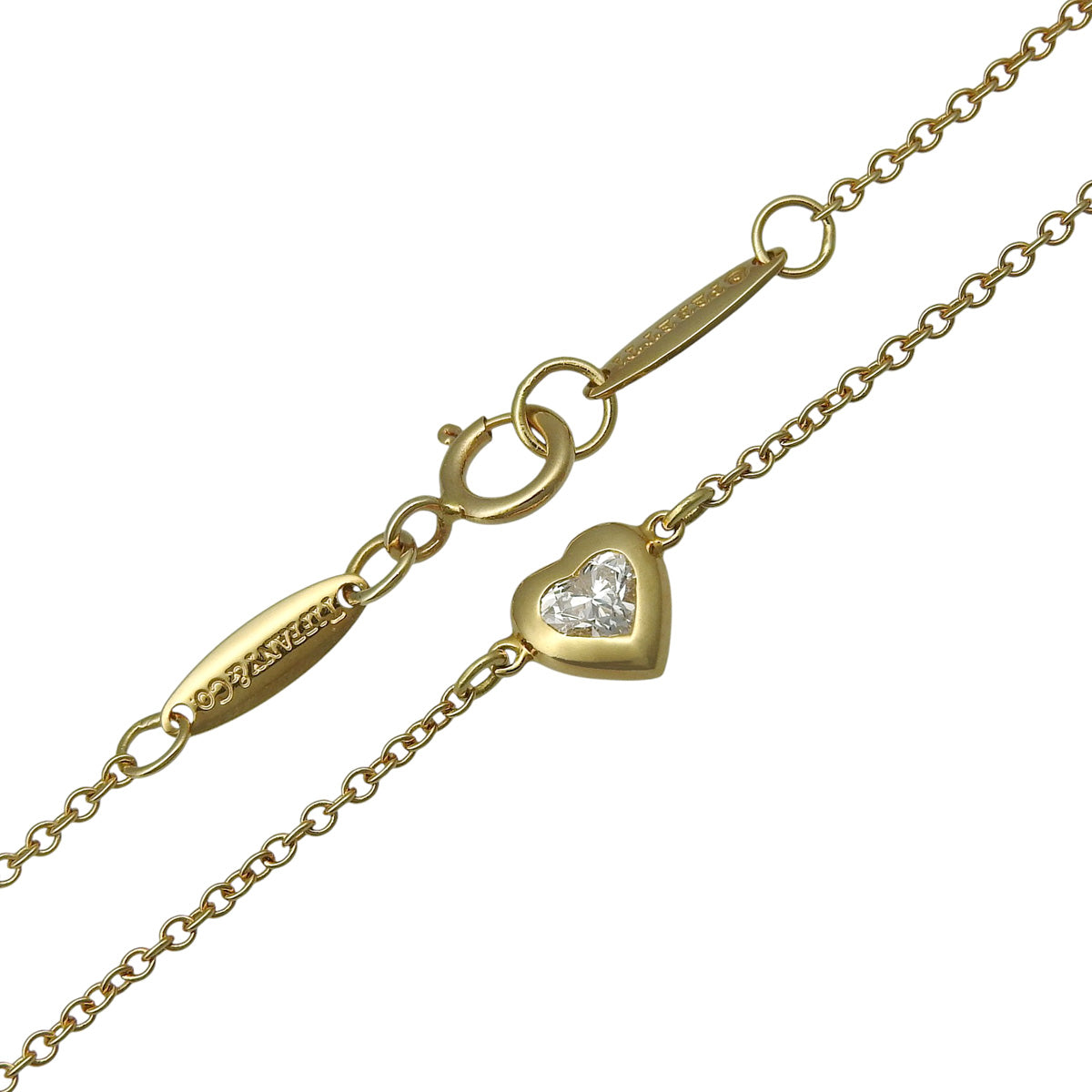 By the Yard Bracelet, Heart-Shape Diamond, 18K Yellow Gold (YG)