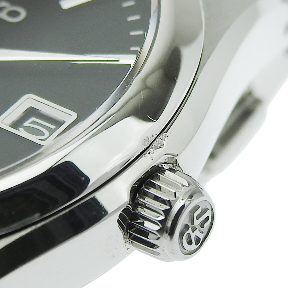 ヘリテージコレクション デイト クオーツ SBGX061 SS ブラック クオーツ メンズ