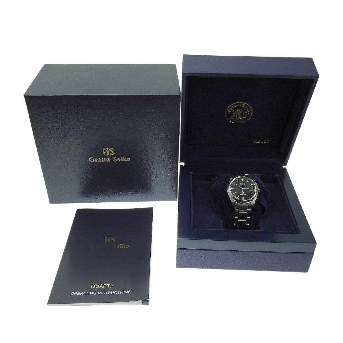 ヘリテージコレクション デイト クオーツ SBGX061 SS ブラック クオーツ メンズ