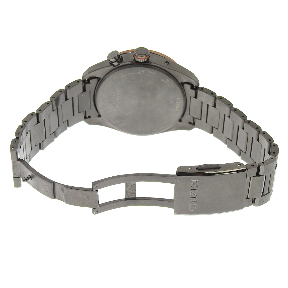 Attesa H145-007JD01/CB0286-61E TI Black Radio-Controlled Watch Men's
