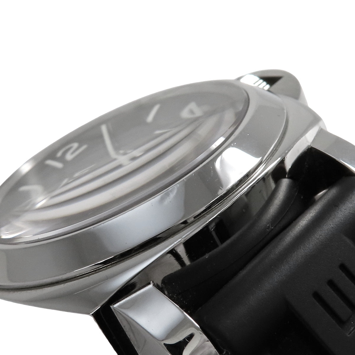 PAM0005 Luminor Marina Logo 不锈钢/橡胶表带 自动上链 黑色