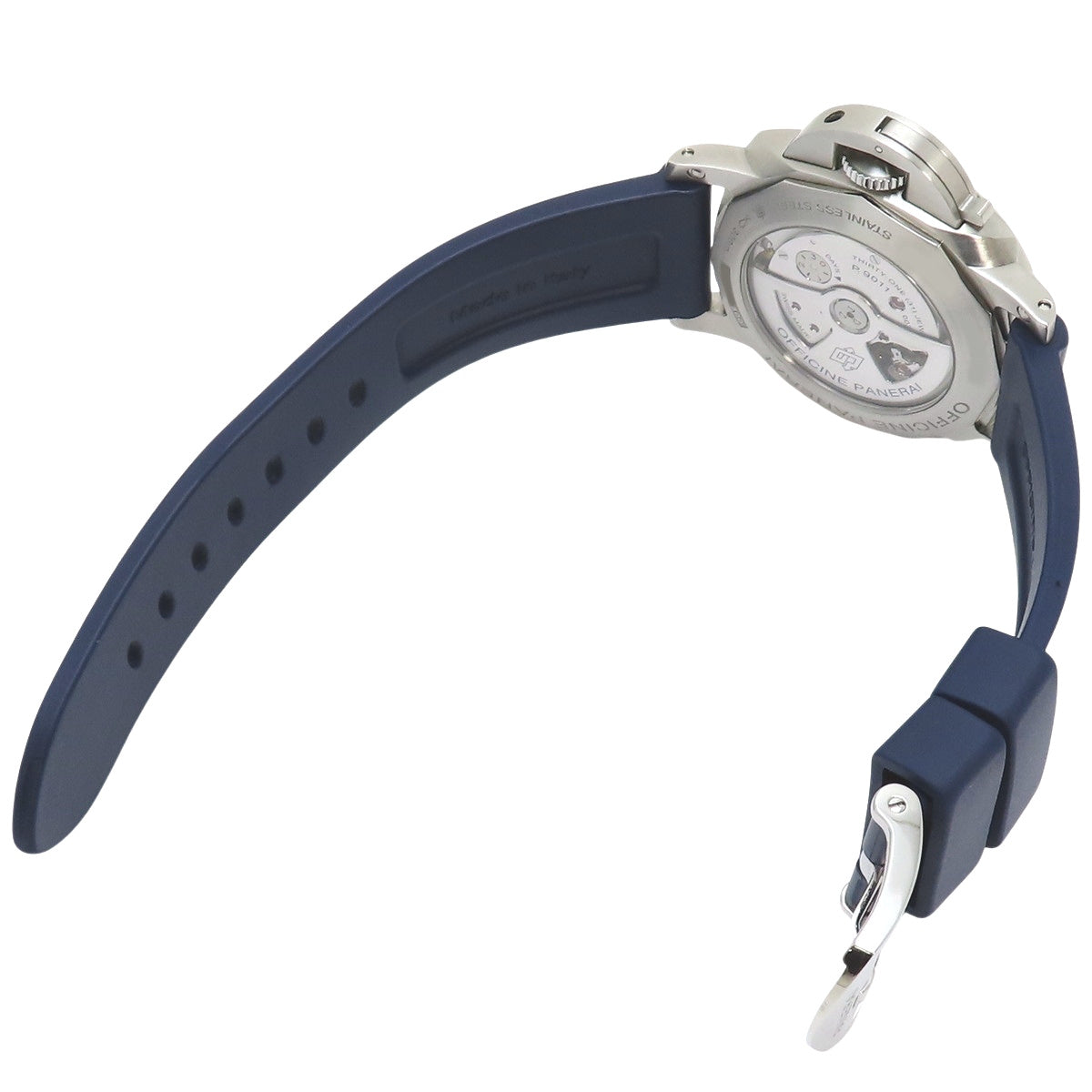 [保修期在内] PAM01033 Luminor GMT 橡胶 x 不锈钢 自动上链 蓝色