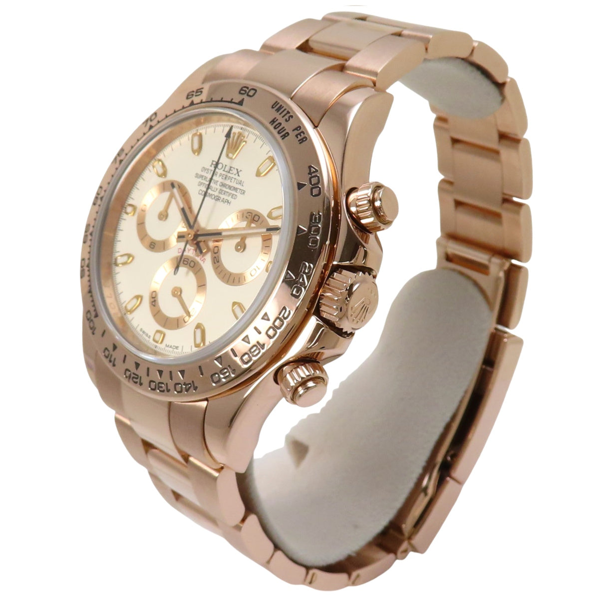 116505 Daytona PG, random serial number, automatic winding, ivory dial.