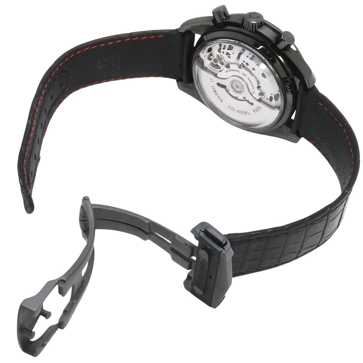 311.92.44.51.01.005 Speedmaster Dark Side of the Moon, Alligator strap x Ceramic bezel, Automatic, Black