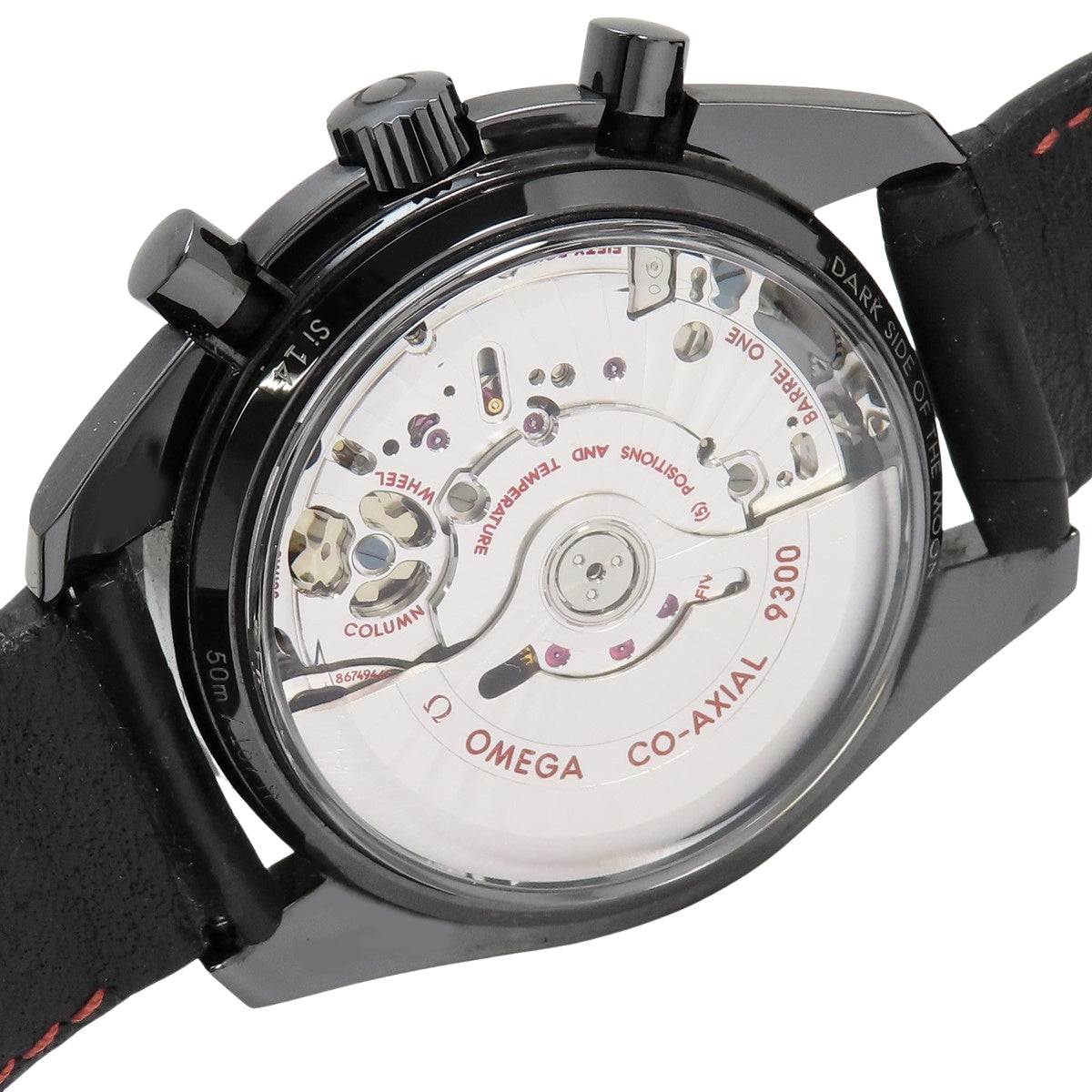 [Warranty included] 311.92.44.51.01.005 Speedmaster Dark Side of the Moon Leather x CE Automatic Black