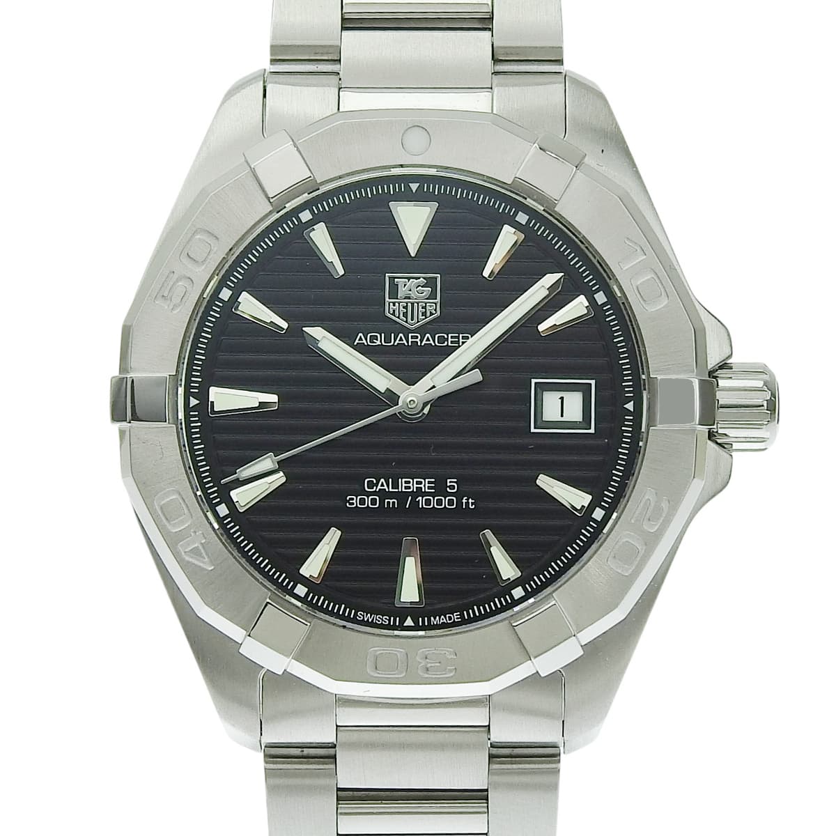 アクアレーサー WAY2110.BA0928 SS ブラック 自動巻き メンズ