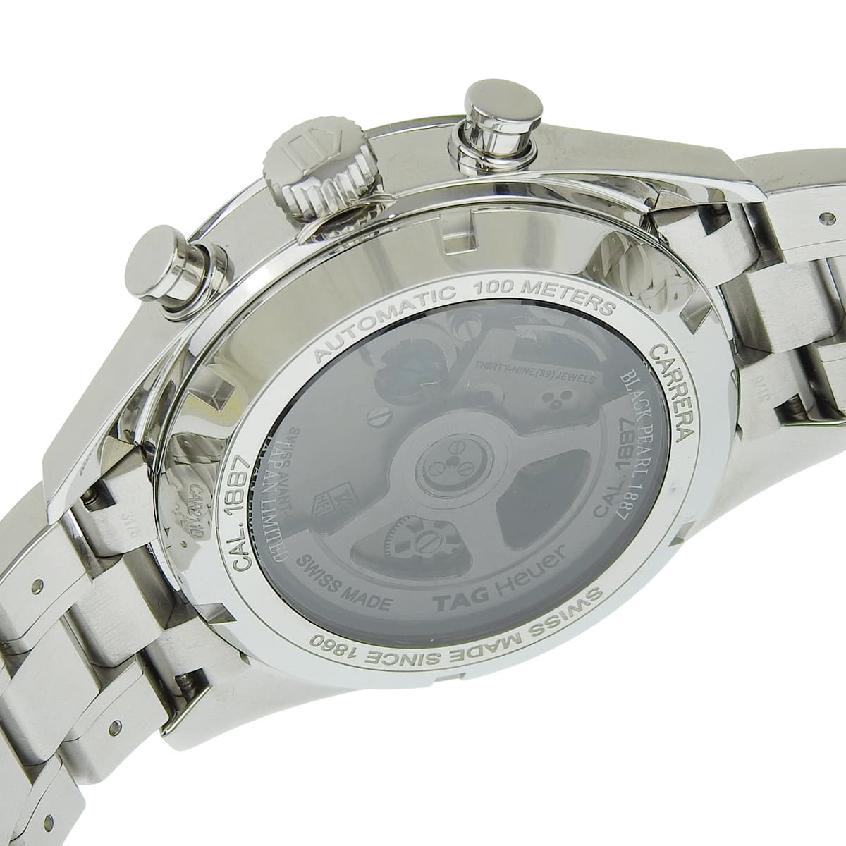 カレラ クロノグラフ 日本限定 CAR211D.BA0724 SS シェル文字盤 ブラック 自動巻き メンズ