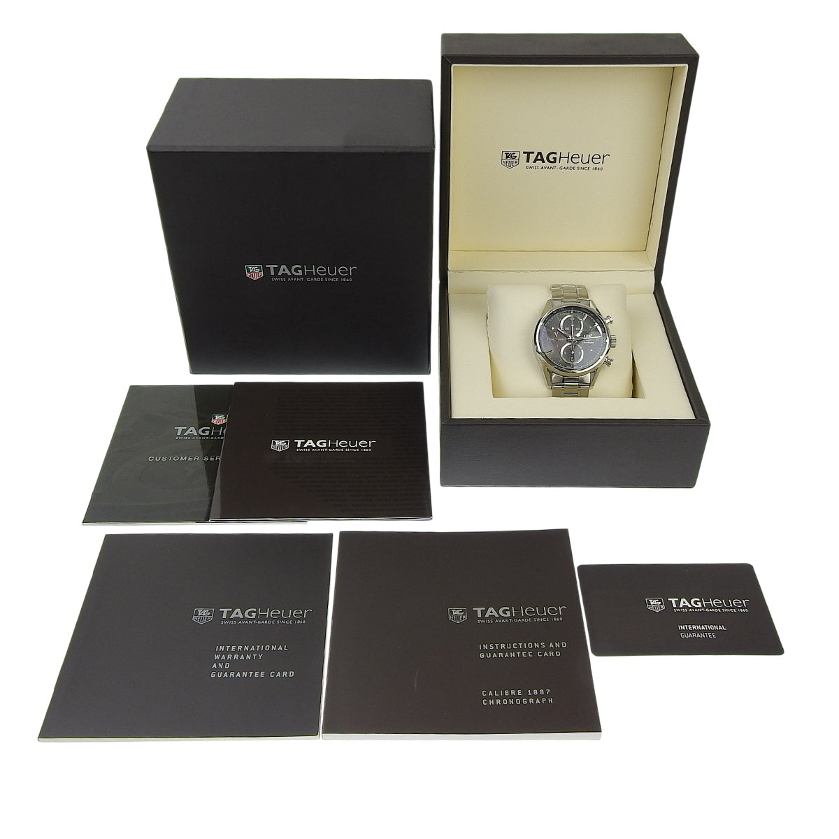 カレラ クロノグラフ 日本限定 CAR211D.BA0724 SS シェル文字盤 ブラック 自動巻き メンズ