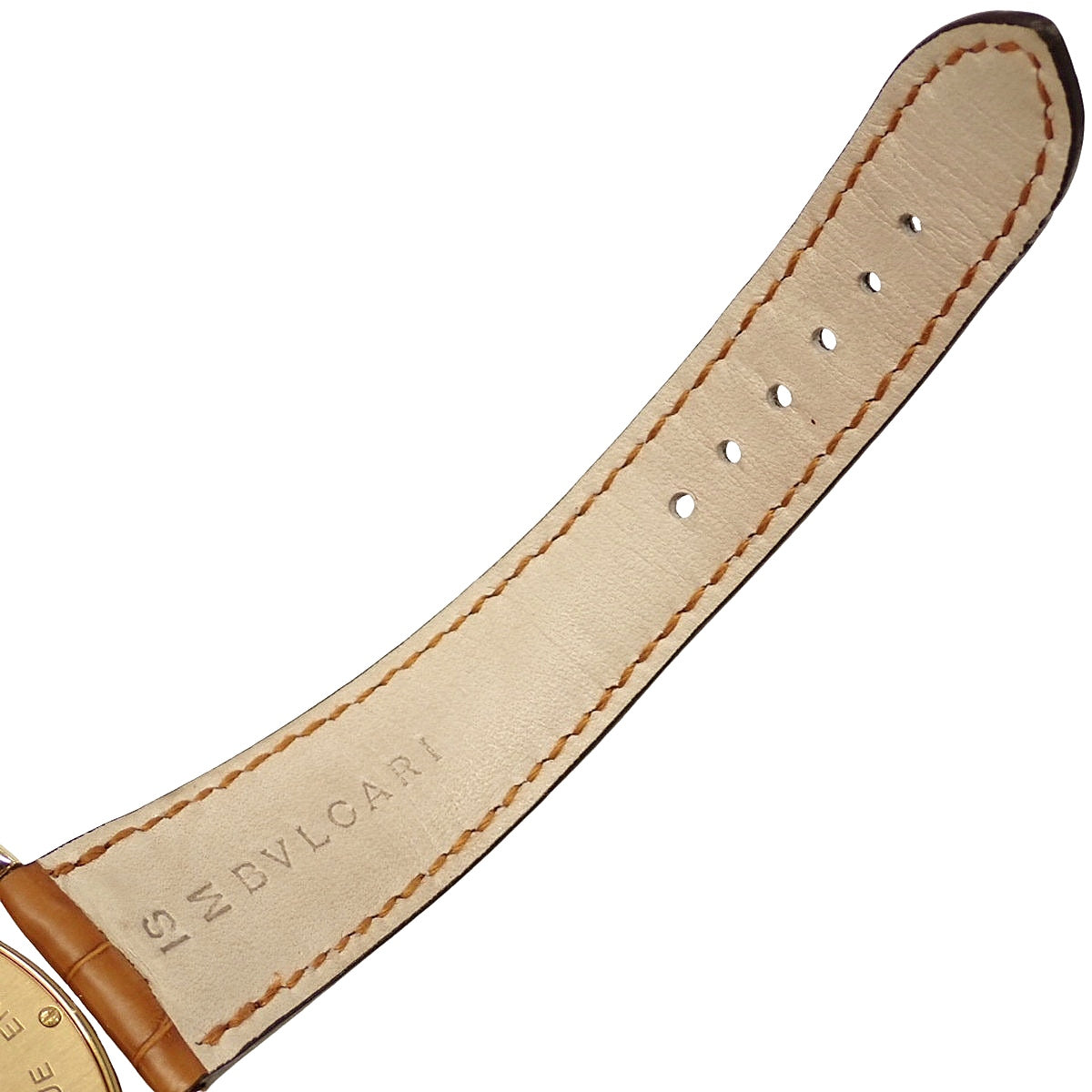 宝格丽（Bulgari）Bulgari Bulgari BB42GL AUTO YG/皮革 银色 自动腕表