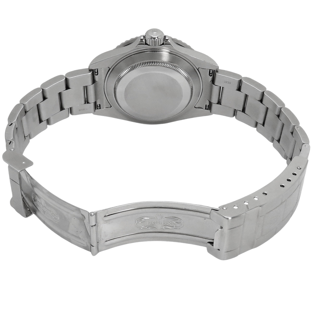 16610 型号潜航者型腕表，精钢材质，Y字头编号，自动上链，黑色表盘。