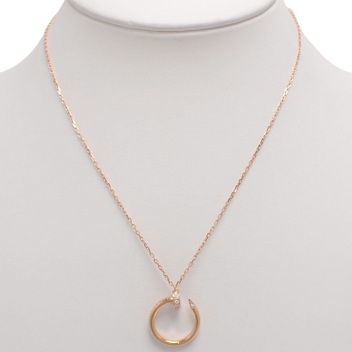 Juste un Clou 18K玫瑰金镶钻项链